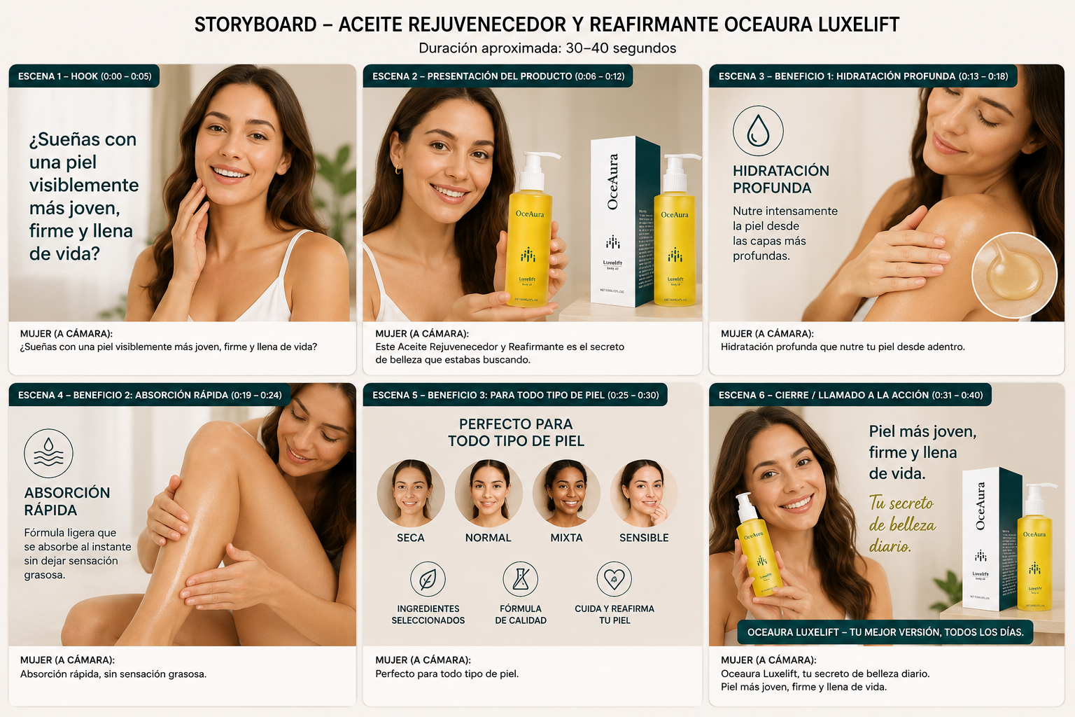 Aceite Rejuvenecedor Reafirmante Piel